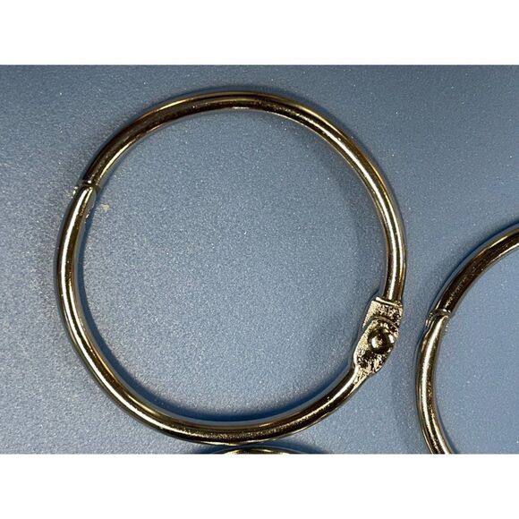 Curtain rings 2 packs of shower curtain, key ring, binder, etc. NEW - Picture 6 of 11